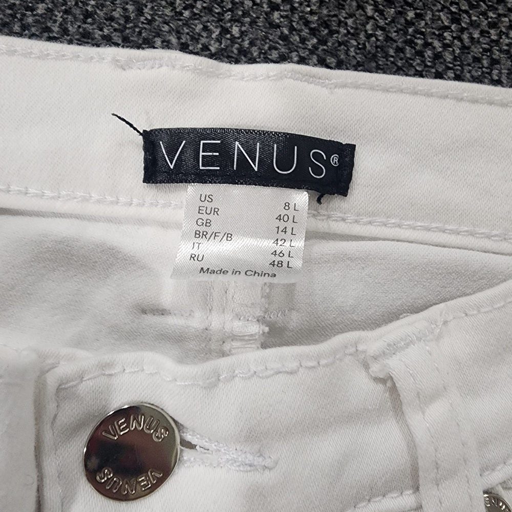 VENUS Women's Crisp White Skinny Jeans - Picture 4 of 6